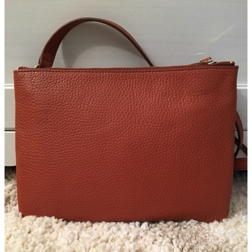 NWT Fossil Sadie Crossbody Terra Cotta